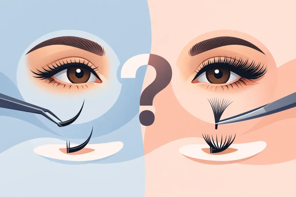 Cils classiques ou volume : quel effet choisir ?