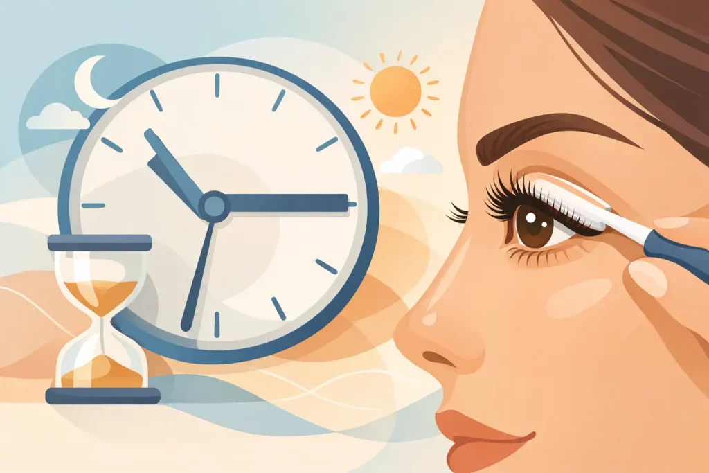 Combien dure un rehaussement de cils ?