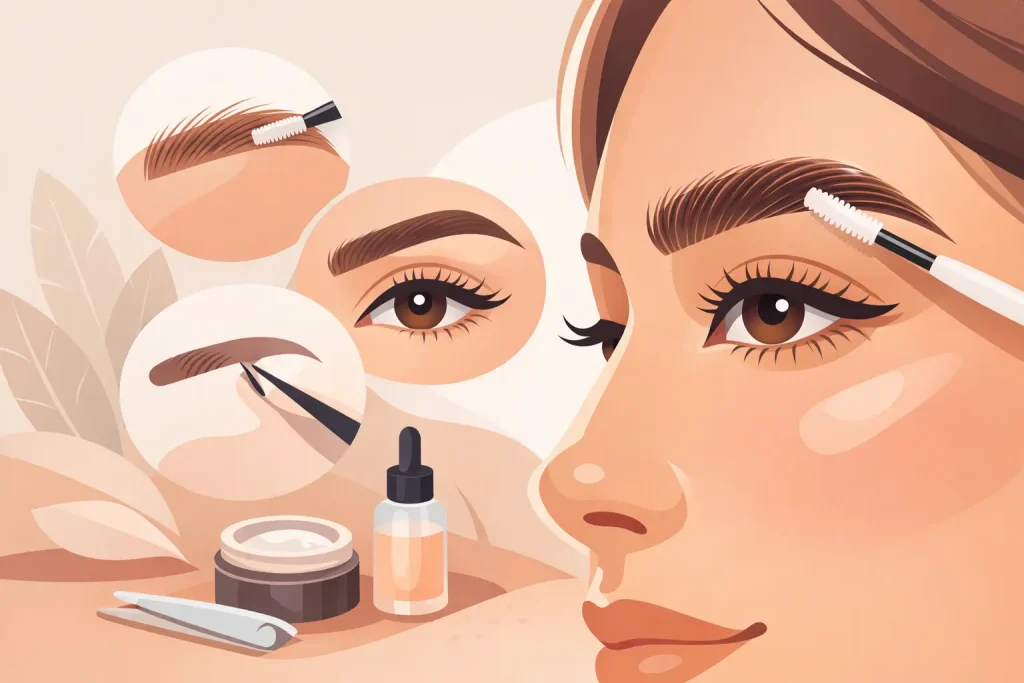 Lamination sourcils pour un regard naturellement défini