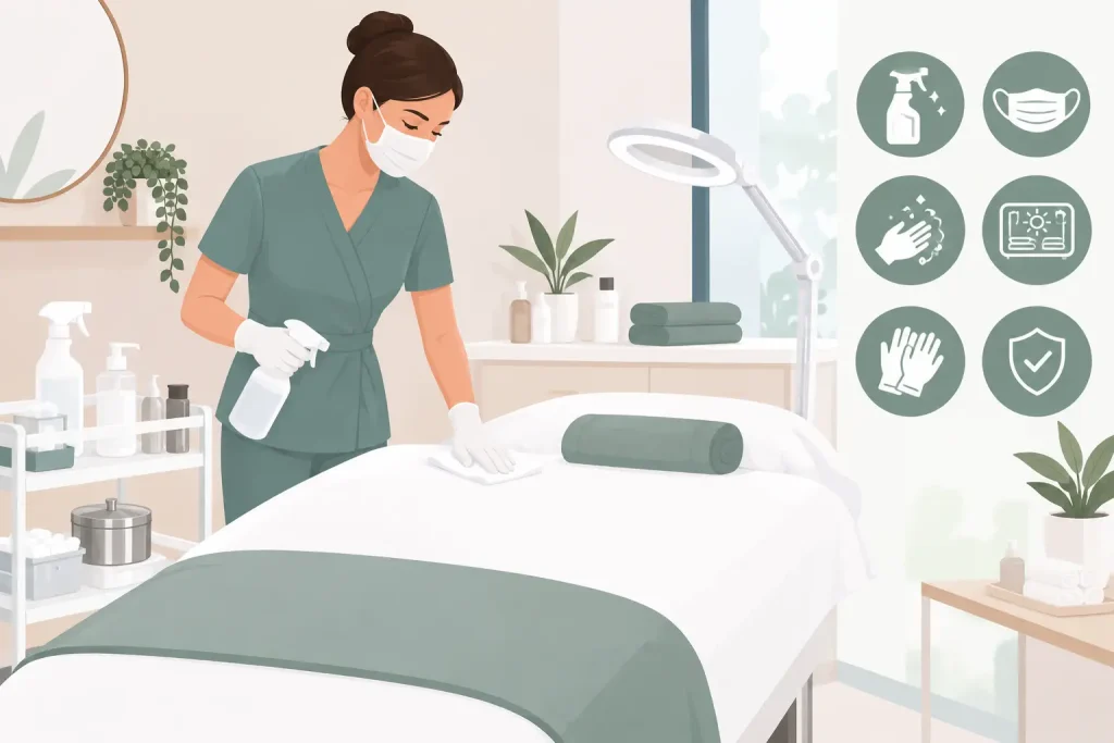 8 normes d’hygiène en salon esthétique à vérifier
