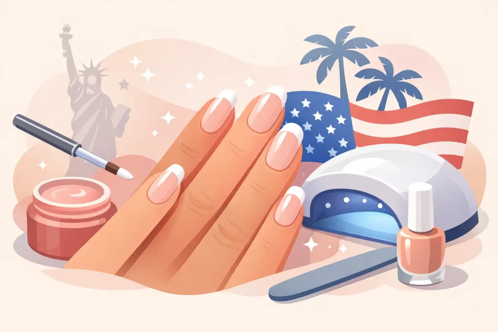 Guide de pose américaine pour les ongles parfaits
