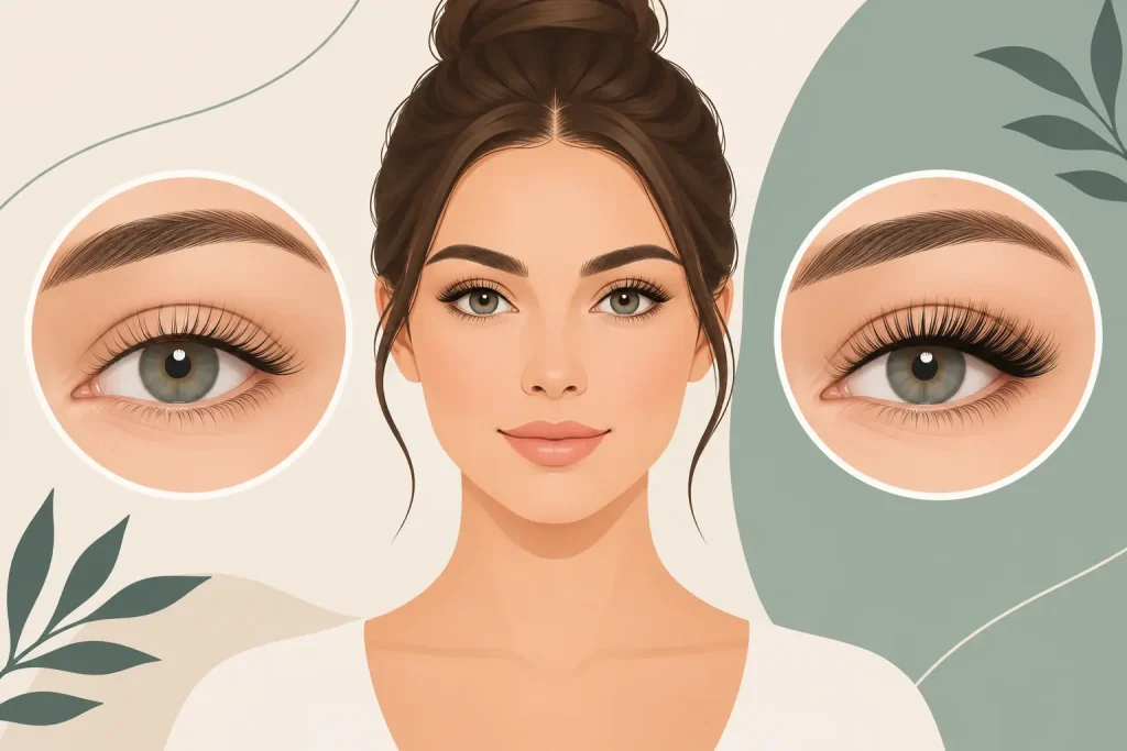 Rehaussement de cils ou extensions volume?
