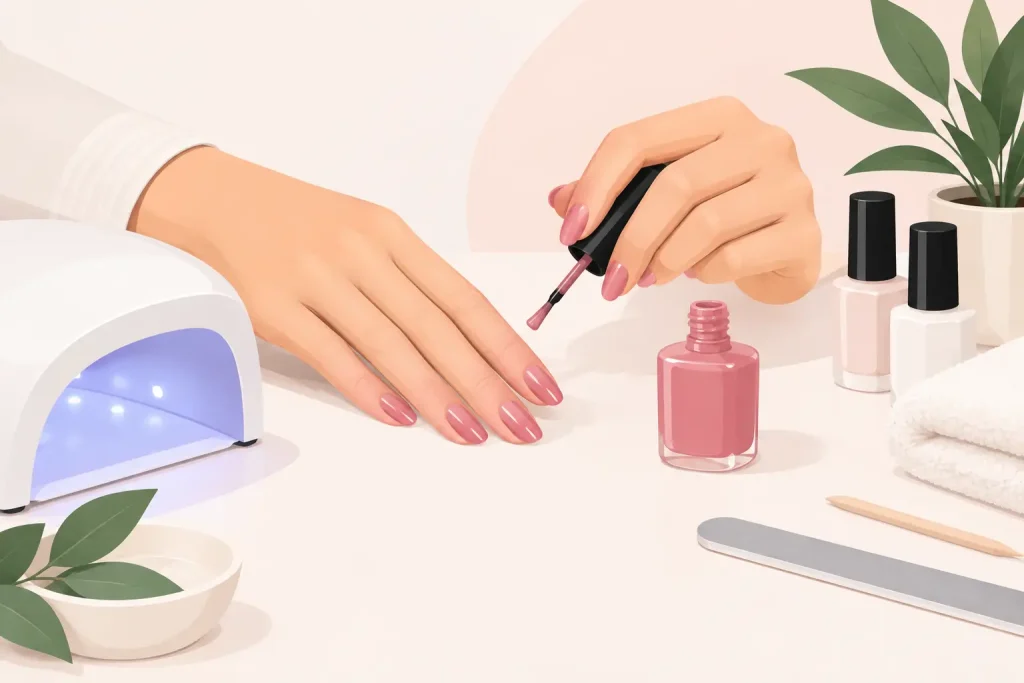 Vernis gel régulier : tenue et soins à prévoir